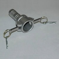 Cam & Groove Coupling, Type C 1" Aluminum, Female Coupler x Hose Shank