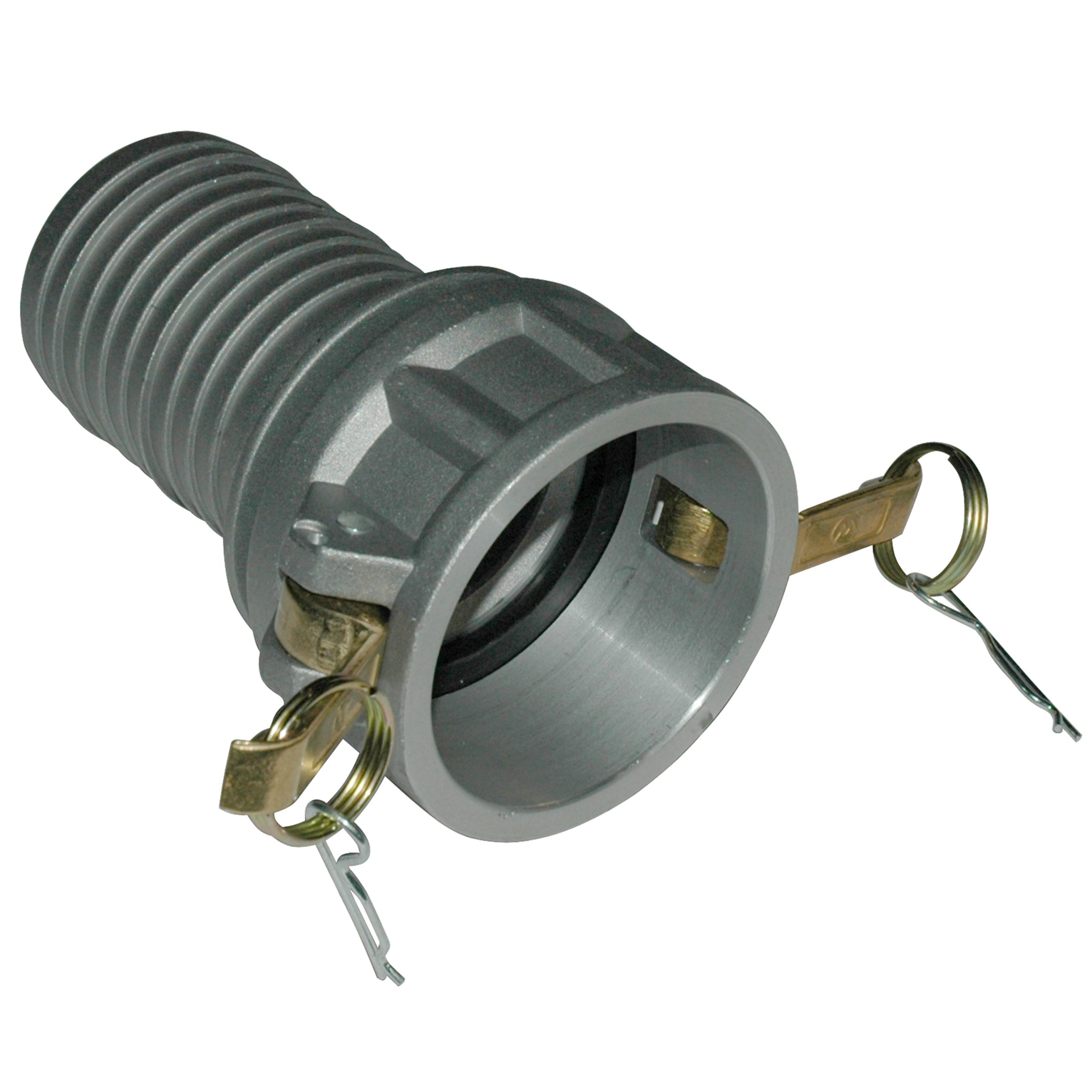 Cam & Groove Coupling, Type C 3" Aluminum, Female Coupler x Hose Shank - Image 2