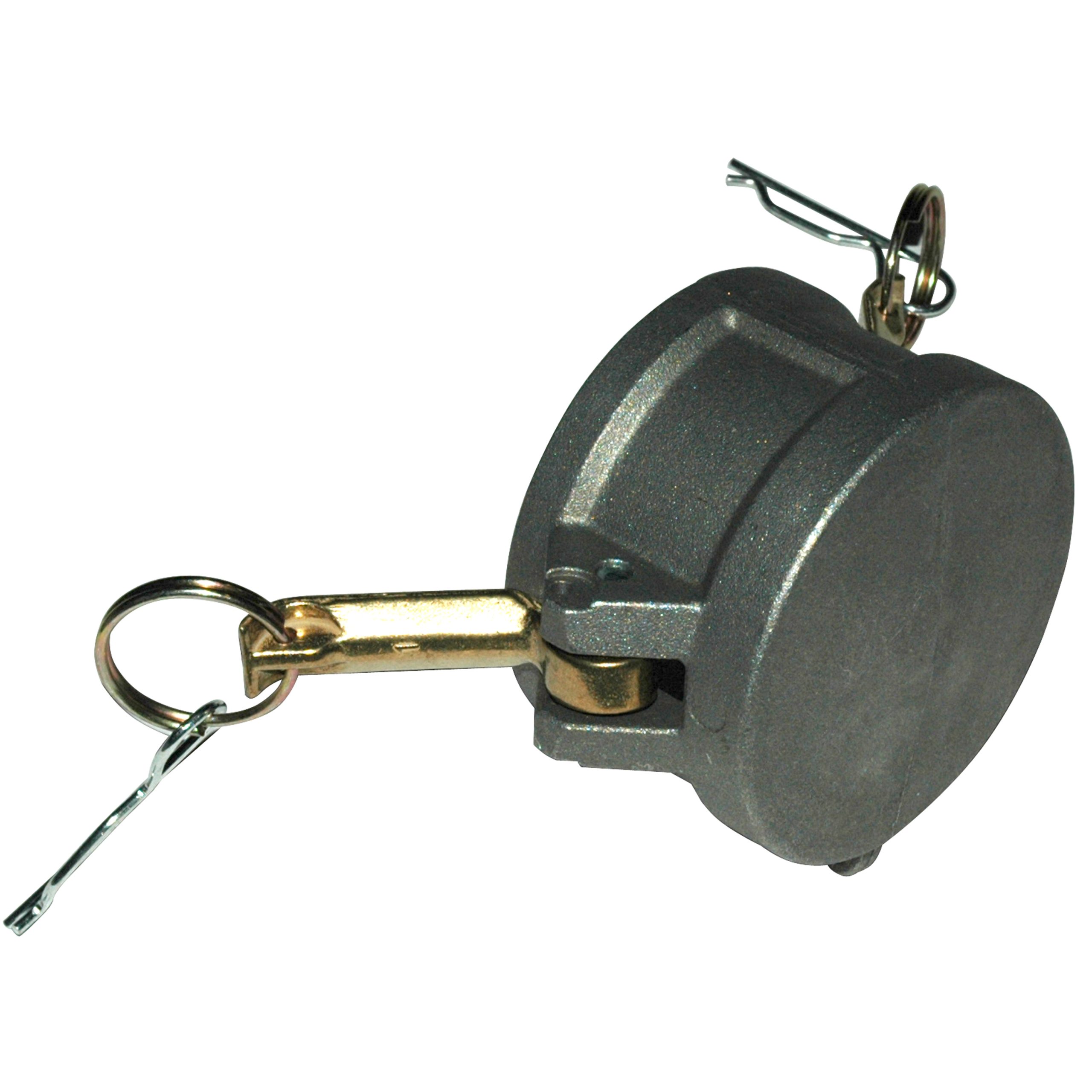 Cam & Groove Coupling, Type DC 2-1/2" Aluminum, Coupler Dust Cap - Image 1