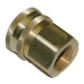Coupler, ST Series, 1″ Passage, 1″ Female NPT, Brass