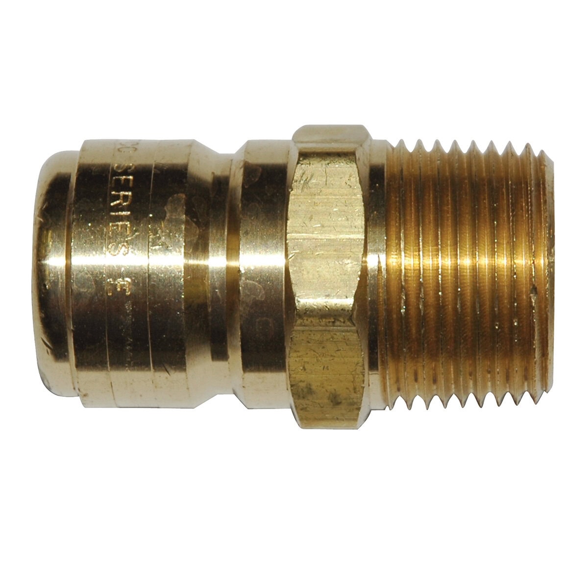 Plug, ST Series, 1" Body, 1"-115 Male NPT, Brass - Image 1