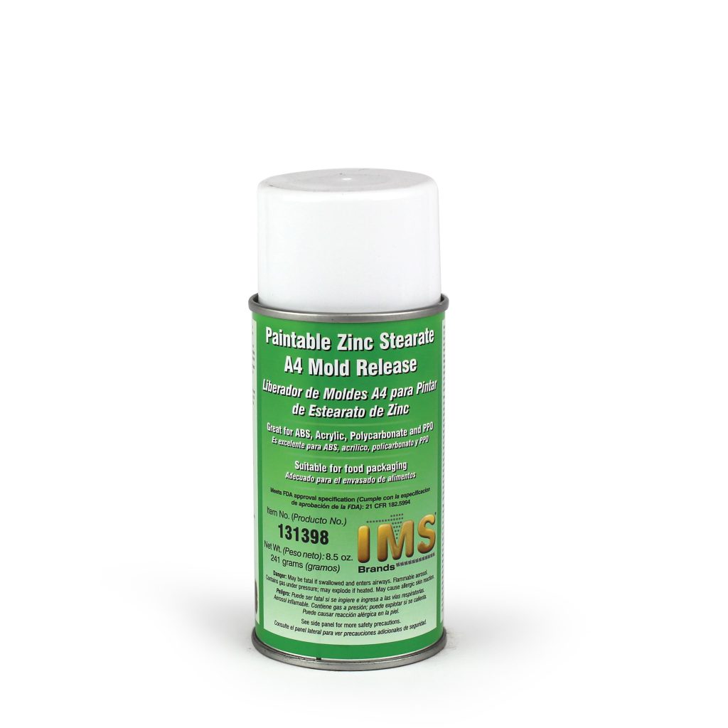 Mold Release, Paintable, Zinc Stearate, Aerosol Spray