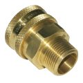 Coupler, ST Series, 1″ Body, 1″-115 Male NPT, Brass