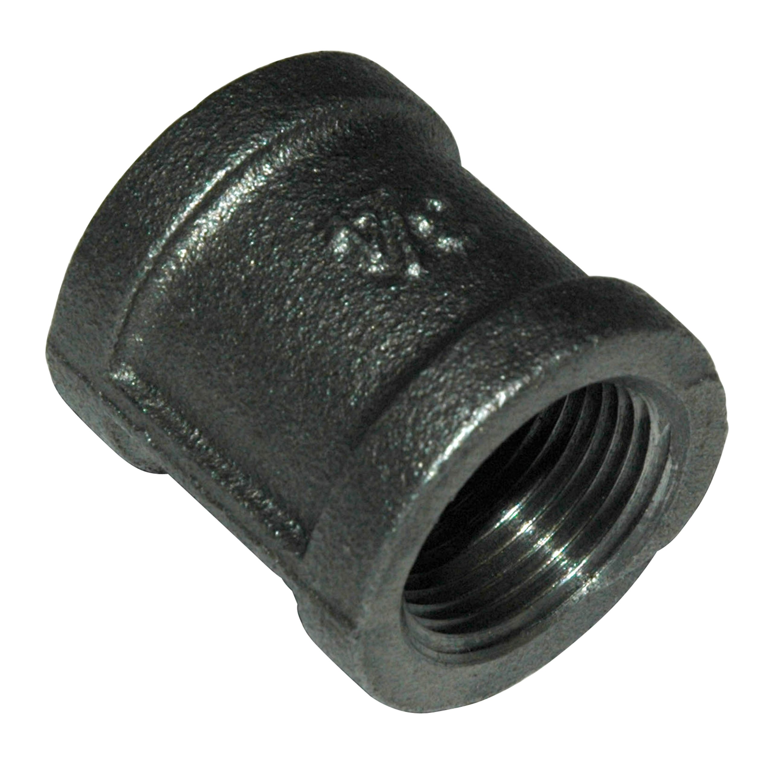 Coupling, 3/4" NPT, Black Steel - Image 1