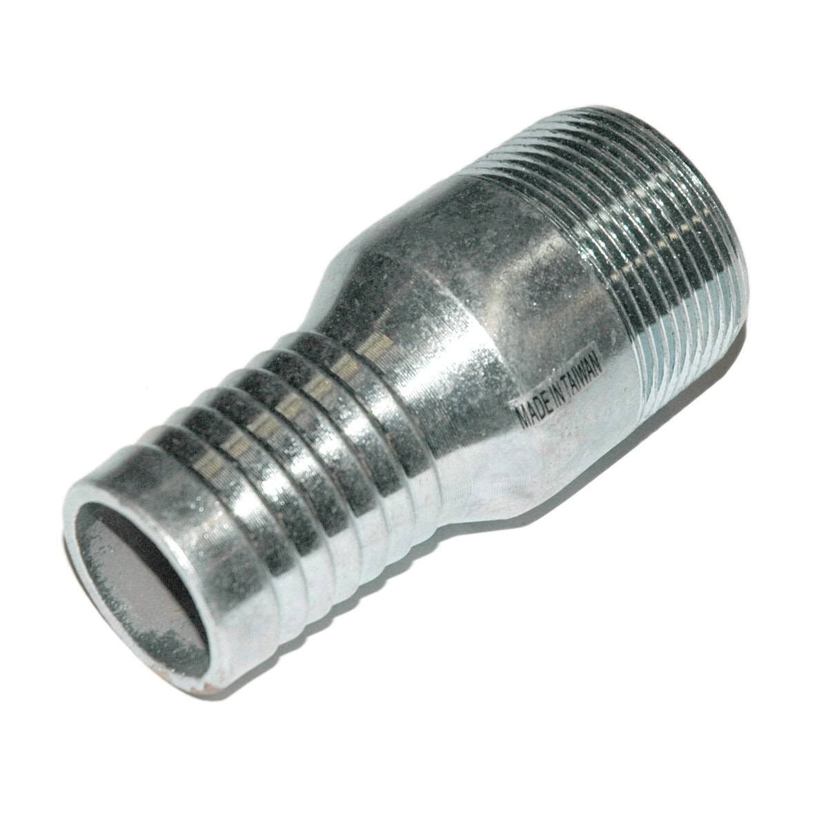 Hose Barb/Combo Nipple, 1/2" Inside Diameter Hose 1/2" Male NPT, Plated Steel - Image 1