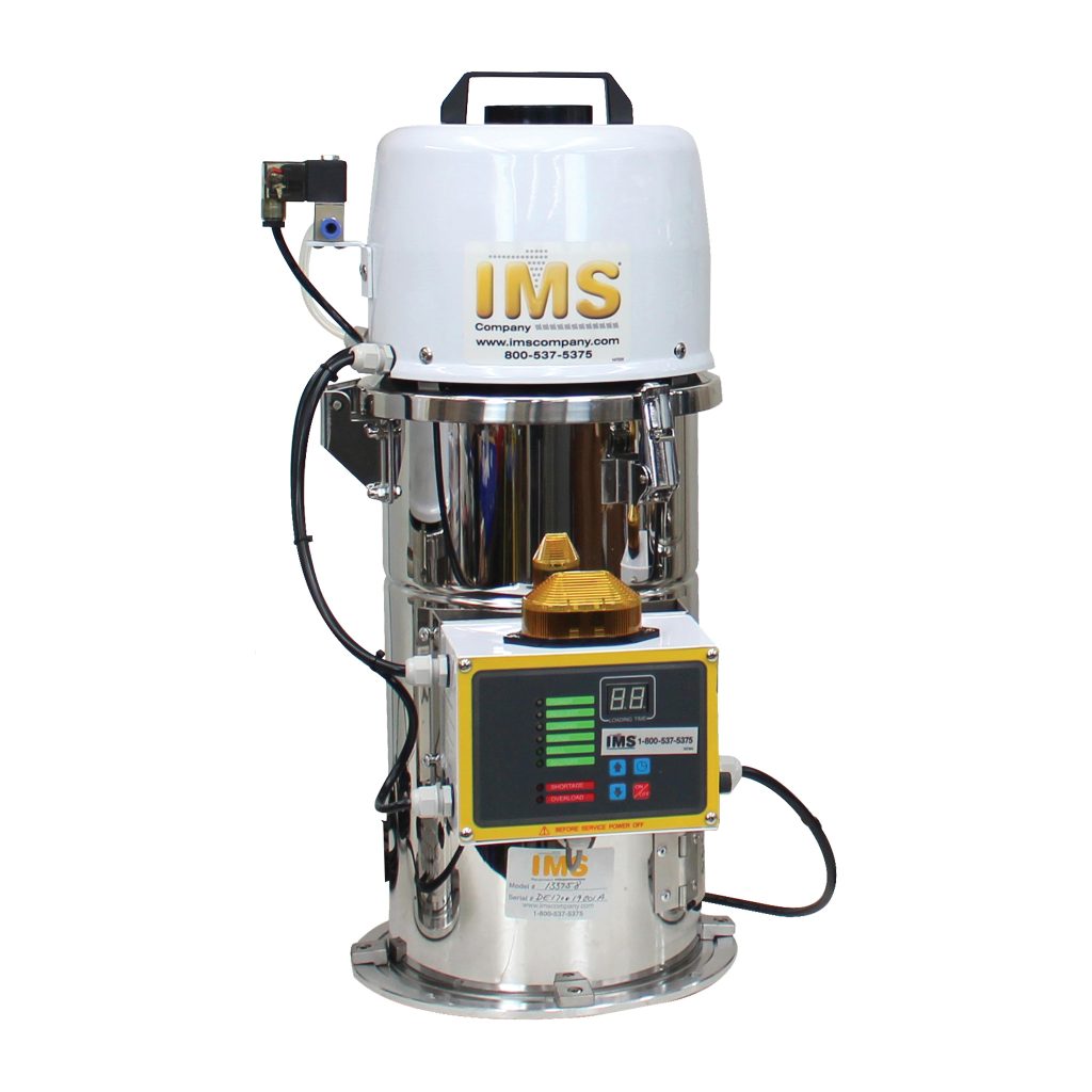 IMS Series Material Loader, Model 400, Electric 1.4 hp Motor, Hopper Mount Style, 650 lb/hr