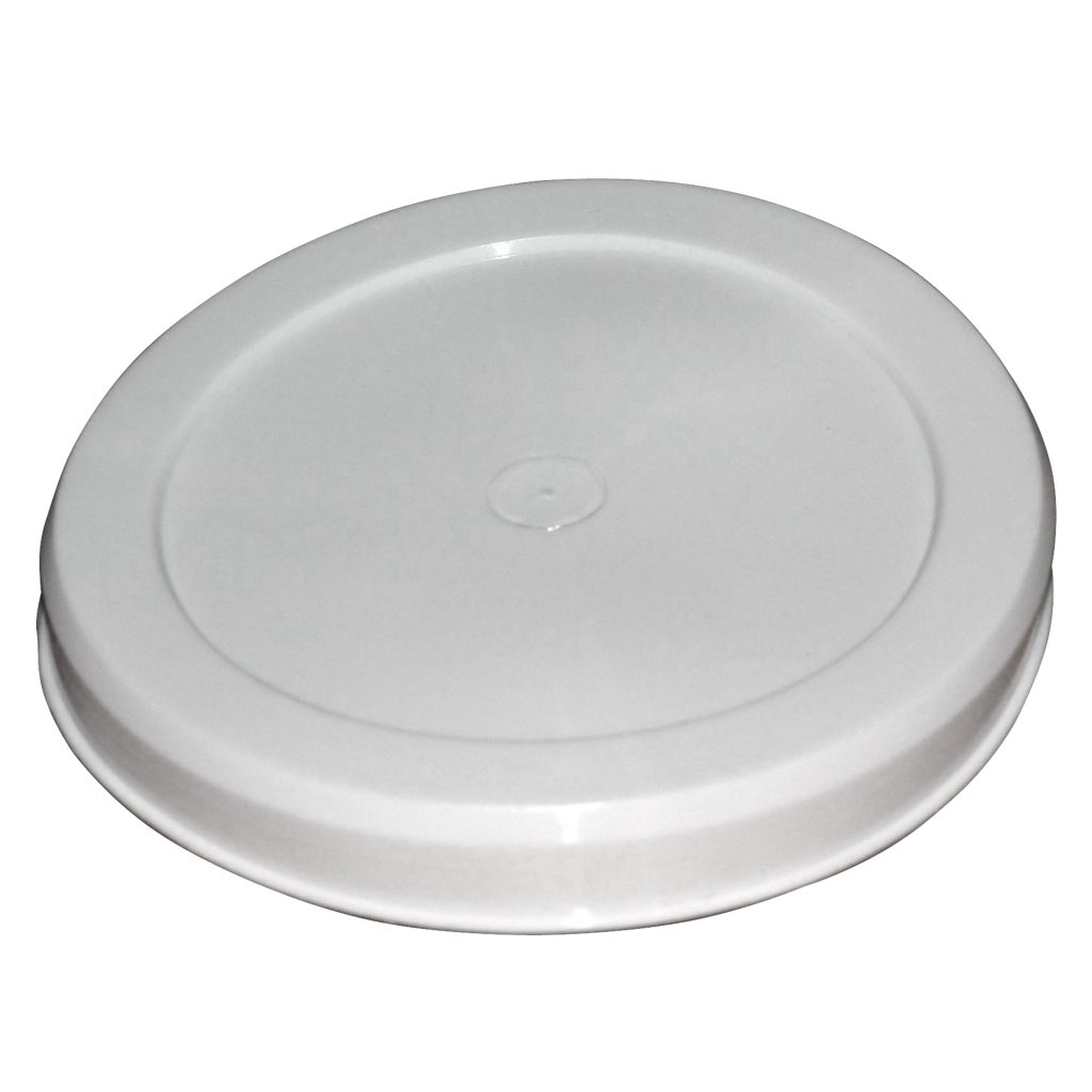 Cover Cap For Resin Bins, 4" OD, Plastic