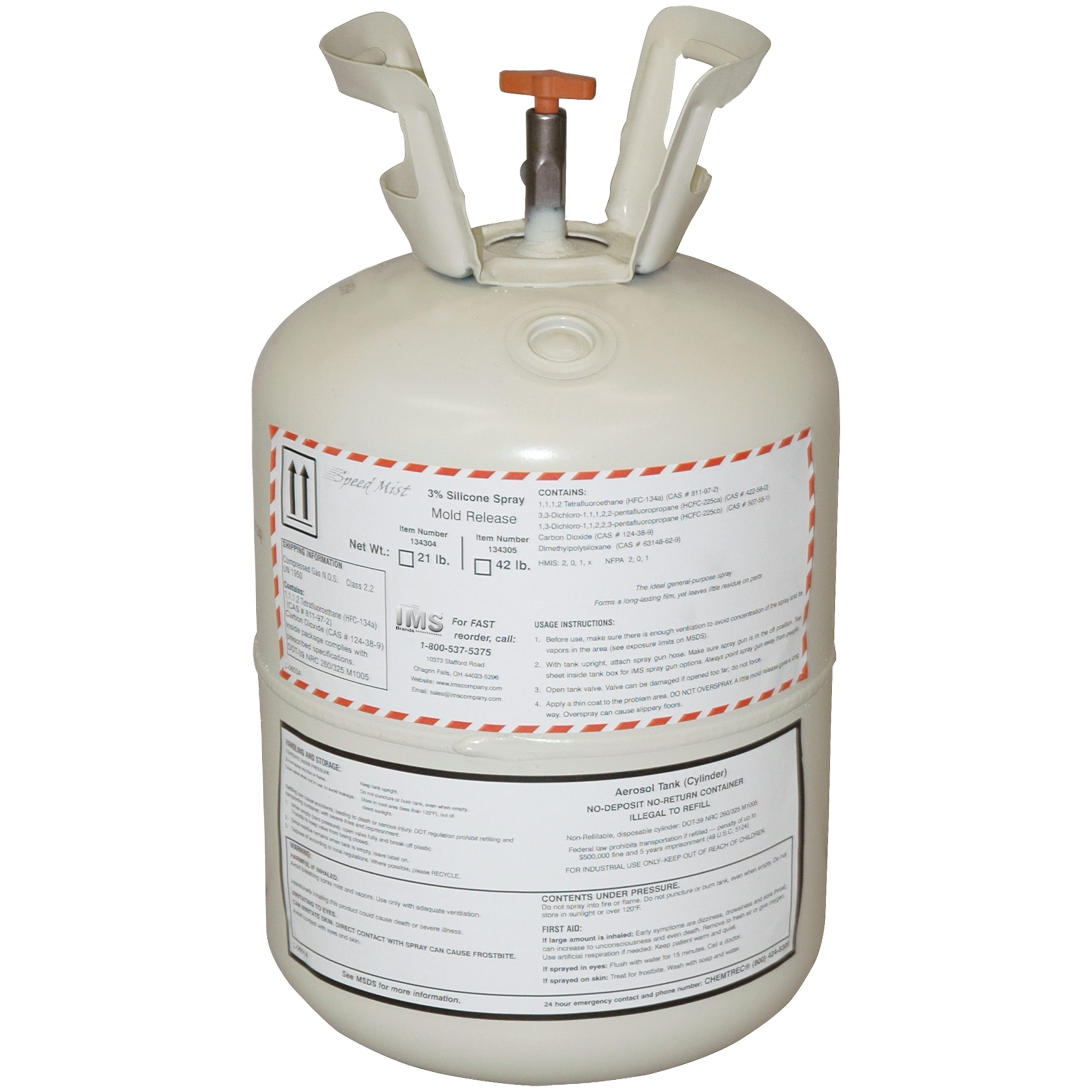 Mold Release, 3% Silicone, Speed Mist Plus, Small Tank, 21 lb Net Wt. - Image 1
