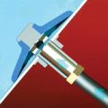Hopper Agitator, Pneumatic, Rubber Disk with Stainless Steel Post.