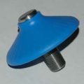 Hopper Agitator, Pneumatic, Rubber Disk with Carbon Steel Post.