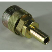 Coupler, 50 Series, 1/4" Body, 1/4" Standard Hose Barb