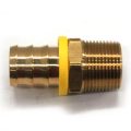Hose Barb, 1″ Inside Diameter Push-On, 1″ Male NPT, Straight, Brass.