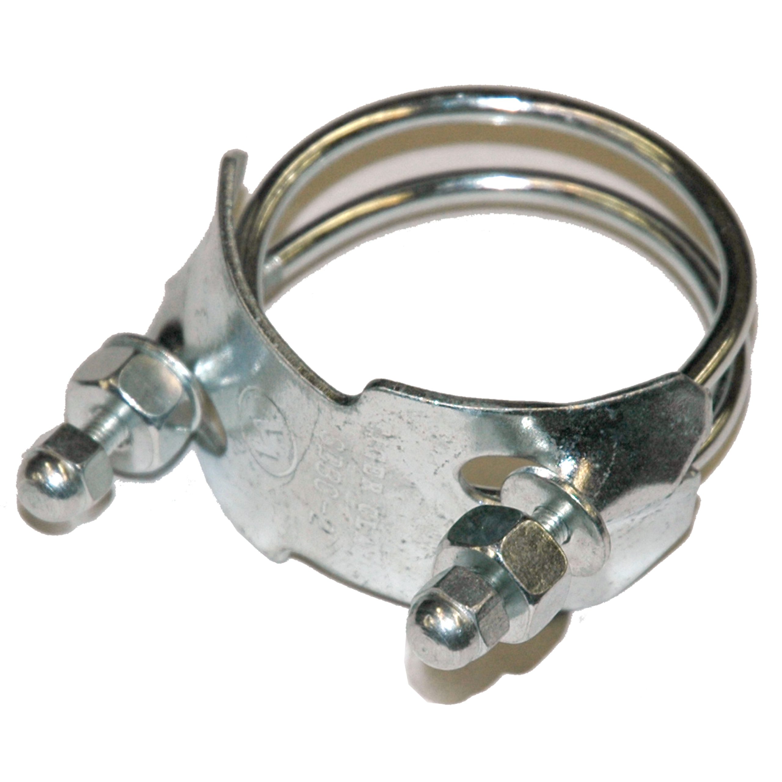 Spiral Double Bolt Hose Clamp, Counterclockwise, 2" - Image 2