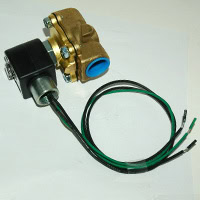 Cooling Solenoid Valve, 3/4" NPT, Complete with 120 Volt Coil, Used in HH16 Hot Oil Circulators