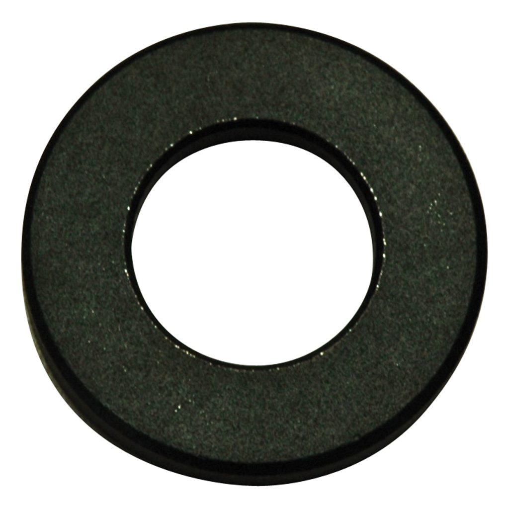 Heavy Duty Washer, 1/4" Thick, 1-1/2" OD, 25/32" ID, Black Oxide Finish