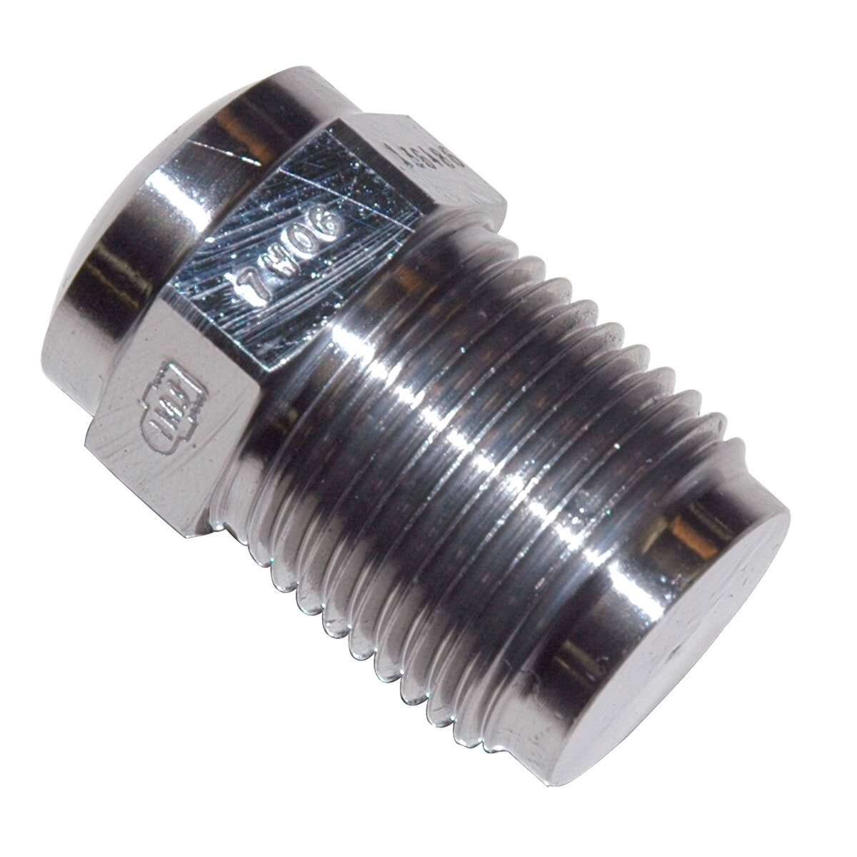 Nozzle Tip, Testing Blank 1-1/2" OAL, 7/8"-14, 3/4" Radius - Image 1