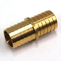 Hose Mender, 1" Inside Diameter Hose, Standard, Brass.