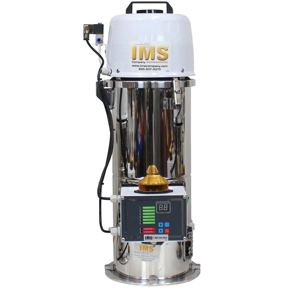 IMS Series Material Loader, Model 800, Electric 1.4 hp Motor, Hopper Mount Style, 900 lb/hr - Image 1