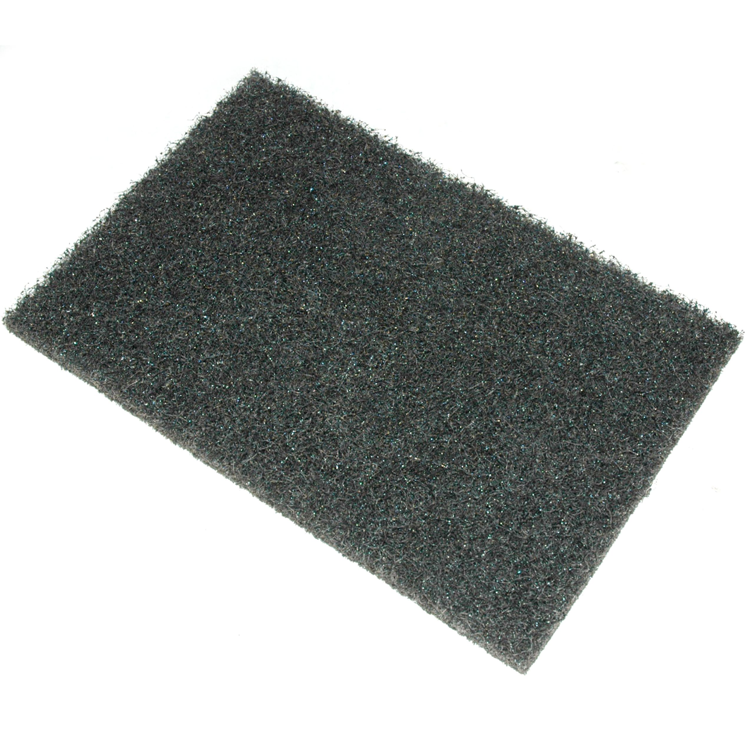 Cleaning Pad, 6" x 9", Black, Stainless - Image 1