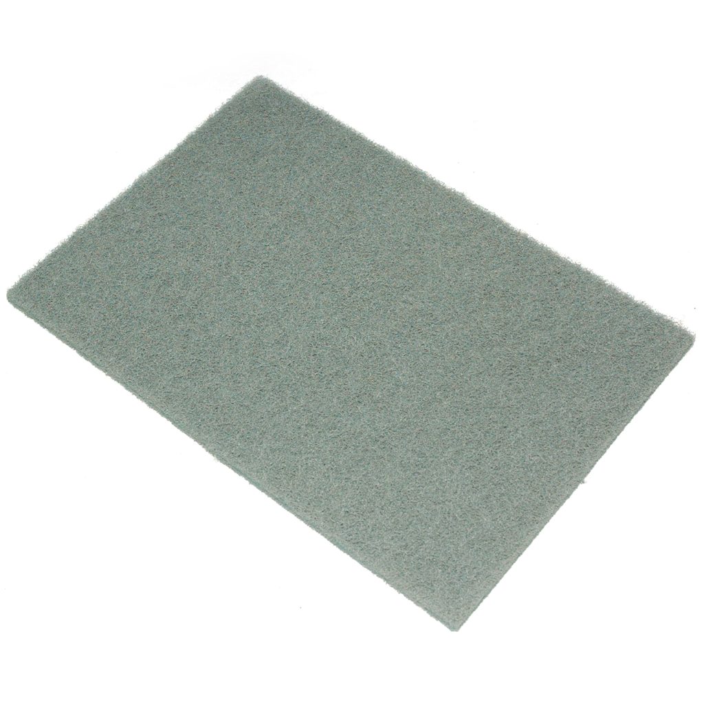 Cleaning Pad, 6" x 9", Gray, Ultra Fine