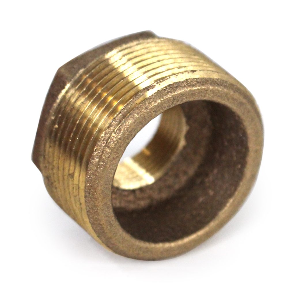Bushing, Hex, 1-1/2" x 3/4" NPT, Bronze