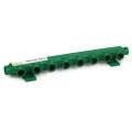 Manifold, Water/Air, Steel, IMS Minifold (2) 3/8″ NPT Inlet/Outlets, (8) 3/8″ NPT Ports, 13-3/8″ OAL