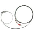 Thermocouple, 2-1/16″ to 3″ Diameter Range, All in One Clamp Style, Type J, 48″ SS Leads, Spade Lugs