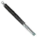 Brush, Heavy Duty Barrel, 15mm OD, High Carbon Steel, Double Stem And Spiral