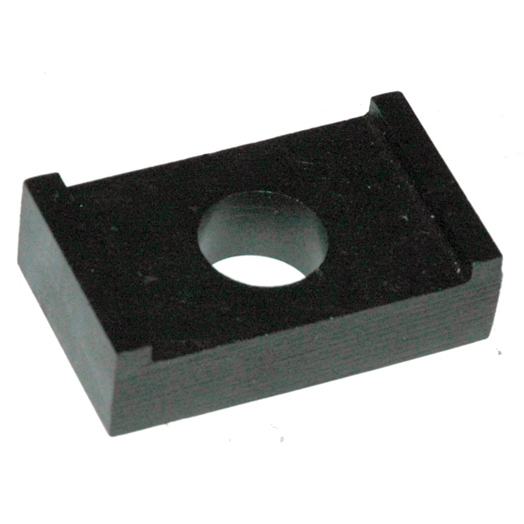 Extra Large No Turn Rectangular Mold Washer, 5/8" ID, 2-1/4" Long, 1-1/4" Between Legs, 3/4" Thick