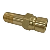 Plug, Water Extension, 500 Series, 1/2" Passage, 2-1/2" Length, 3/8" NPT, Brass