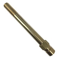 Plug, Water Extension, 500 Series, 1/2" Passage, 7" Length, 3/8" NPT, Brass