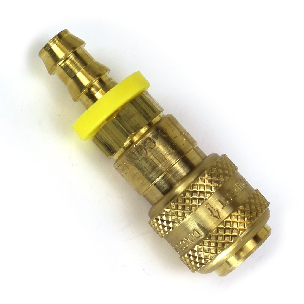 Coupler, 30 Series, 1/4" Body, 3/8" Push-On Hose Barb