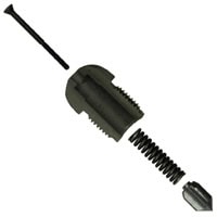 Shutoff Nozzle, Tip, 1-1/2" OAL, 7/8"-14 Thd, 3/4" Radius, 3/16" Orifice, with Spring Loaded Shutoff