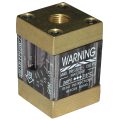 Flowmeter, 1/4″ NPT Inlet and Outlet, 2.5 gpm, Brass End Caps