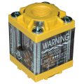 Flowmeter, 3/8″ NPT Inlet and Outlet, 8.0 gpm, Nylon End Caps