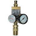 Flowmeter, 3/8″ NPT, 2.5 gpm, Brass, Thermometer, Pressure Gauge, QD’s
