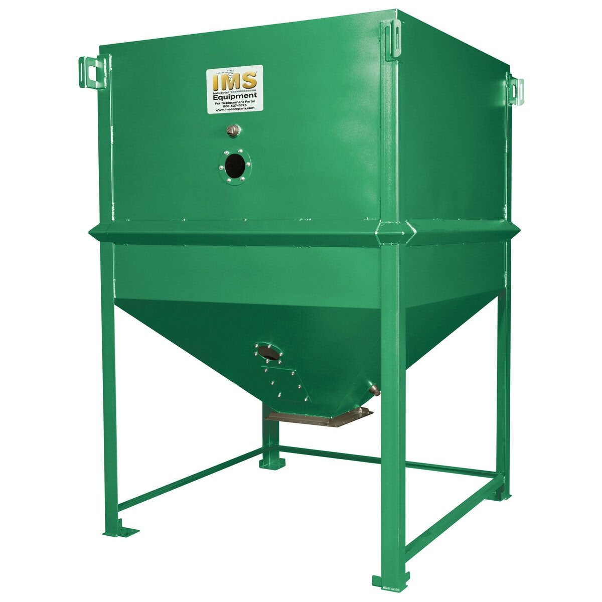 Surge Bin, IMS Heavy Duty 145 cu ft, 4,060 lb 80% Capacity at 35lb/cu ft with 45° Slope - Image 1