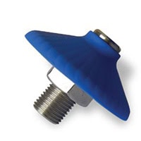 Mini Hopper Agitator, Pneumatic, Rubber Disk with Stainless Steel Post.