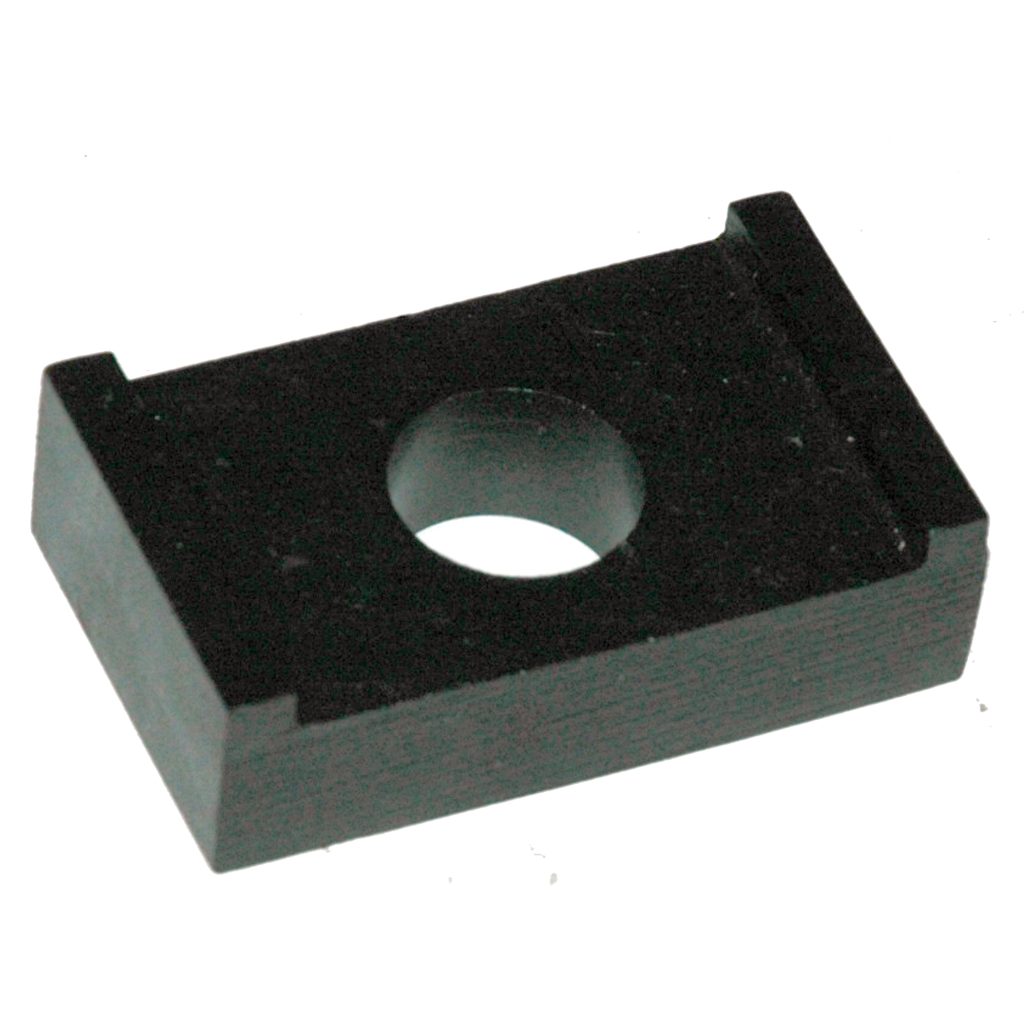 Extra Large No Turn Rectangular Mold Washer- 3/4" ID Hole, 2-1/2" Long, 2" Between Legs, 3/4" Thick