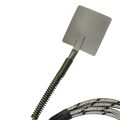 Thermocouple, Spade Style, Type J, 30mm Square Spade, 96″ SS Leads, Spade Lugs, Grounded
