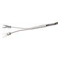 Thermocouple, Washer Style, 1/4″ ID, Type J, 144″ SS Leads, Spade Lugs, Grounded