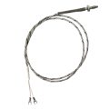 Thermocouple, Nozzle/Bolt Style, Type J, 1/4″-28 Thread, 3/16″ Tip, 48″ SS Leads, Spade Lugs, Ungrounded