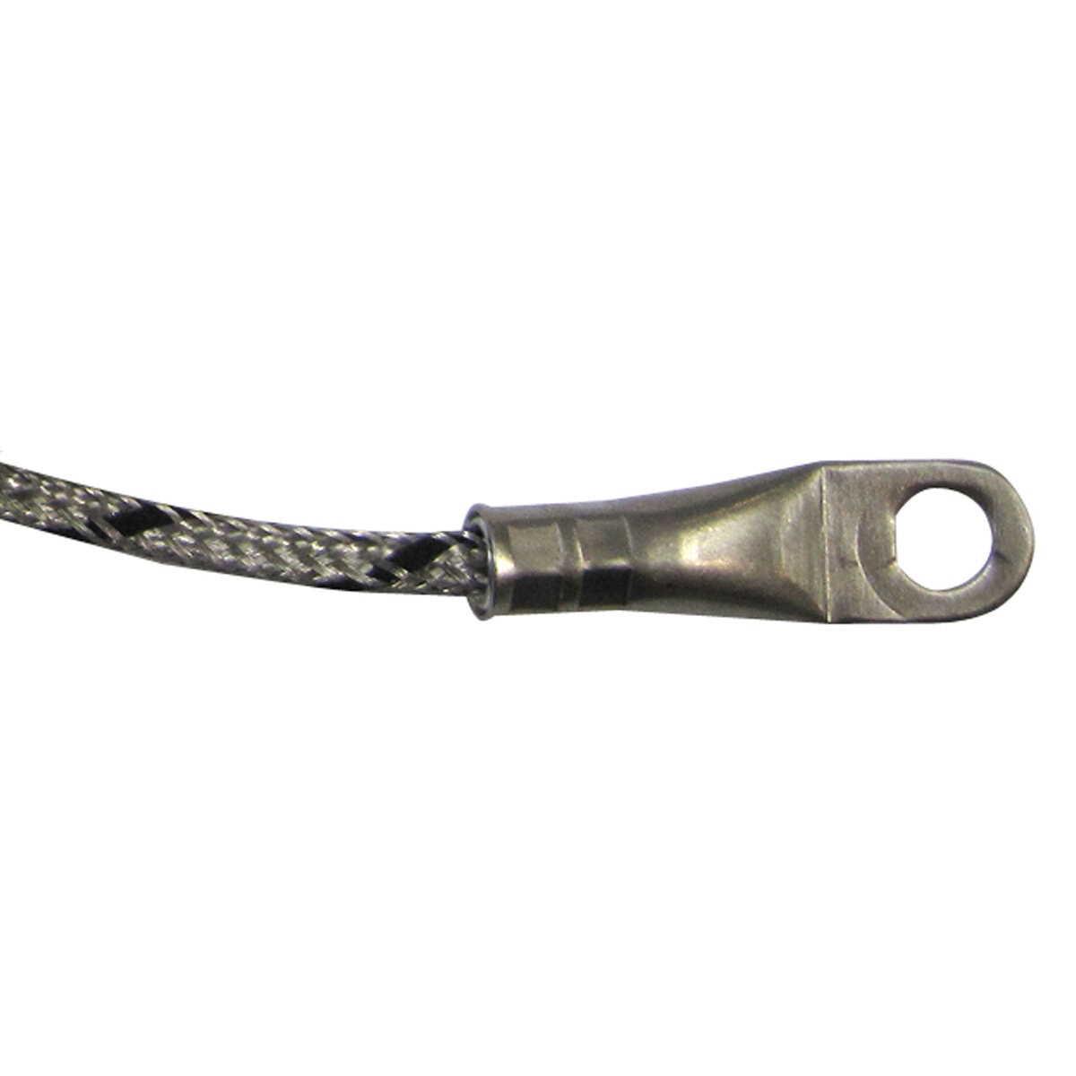 Thermocouple, Washer Style, 3/16" ID, Type J, 48" SS Leads, Spade Lugs, Grounded - Image 2