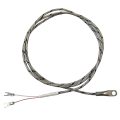 Thermocouple, Washer Style, 3/16″ ID, Type J, 96″ SS Leads, Spade Lugs, Grounded