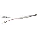 Thermocouple, Washer Style, 3/16″ ID, Type J, 144″ SS Leads, Spade Lugs, Grounded