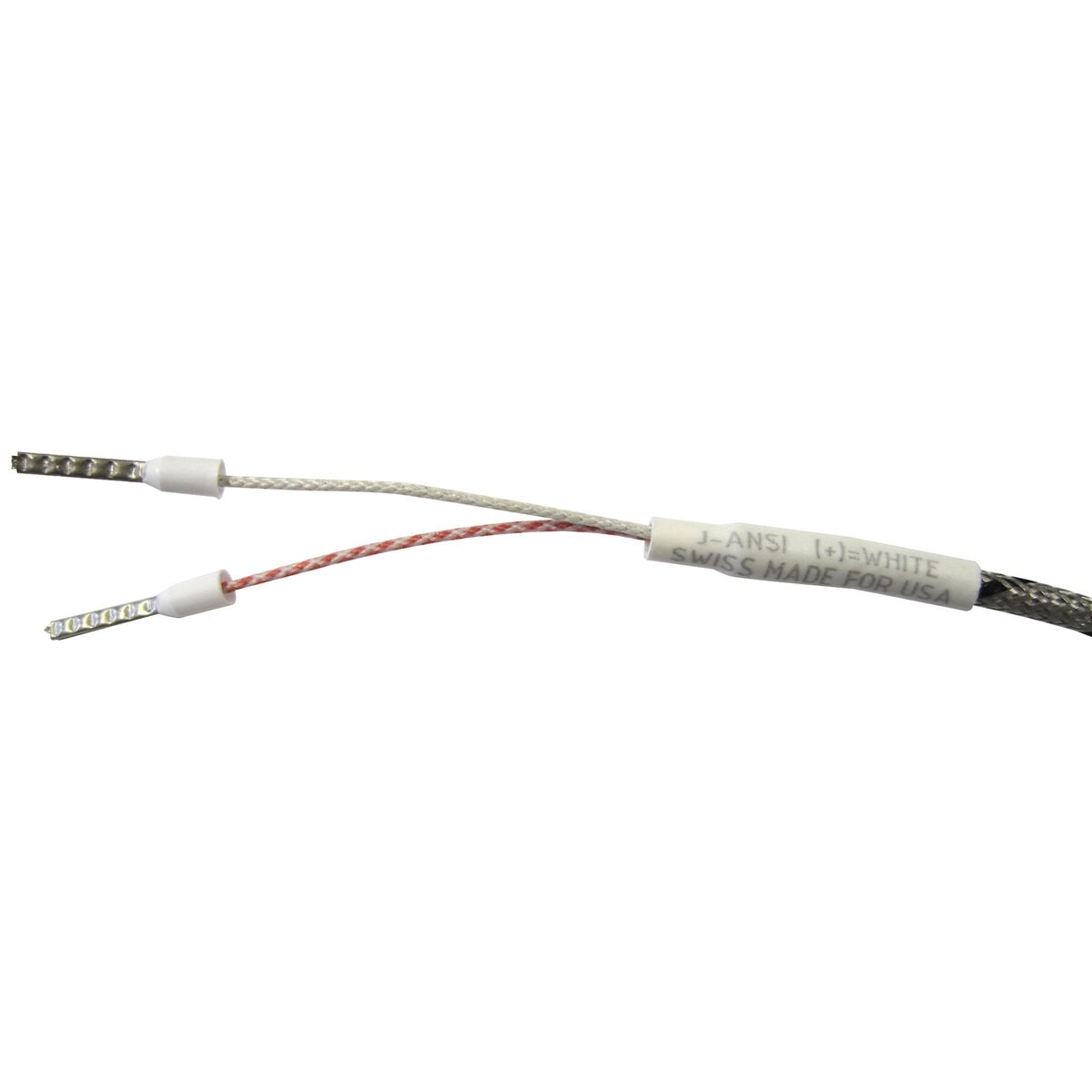 Thermocouple, Probe Style, Type J, 3/16" x 2-1/2" Tip, 96" SS Leads, Spade Lugs, Grounded - Image 3