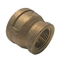 Coupling, Reducing 1/2" x 1/4" NPT, Bronze