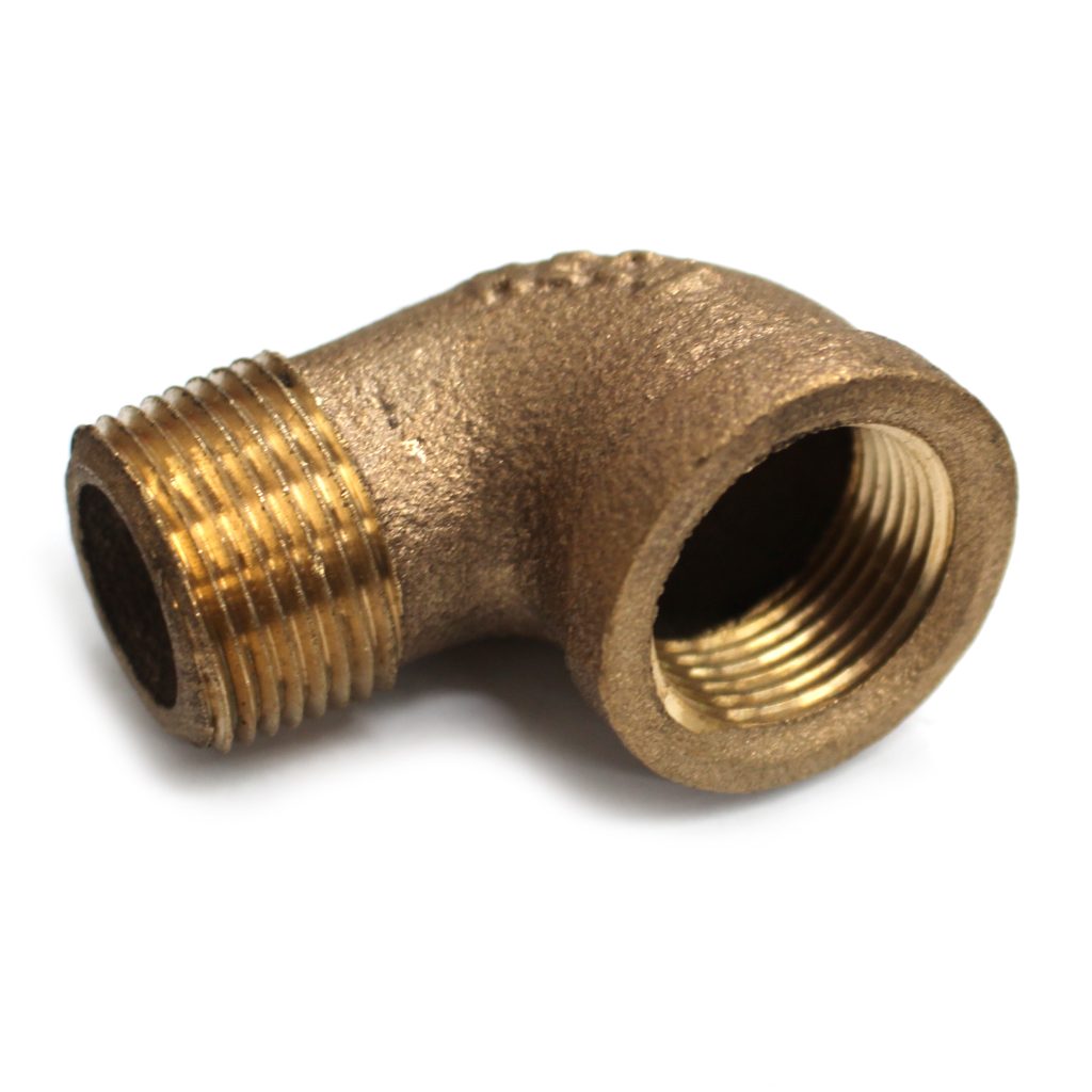 Elbow, Street, 90 Degree, 3/4" NPT, Bronze
