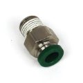 Push to Connect Tube Fitting, Connector, Male, 3/8″ OD Tube to 3/8″ NPT