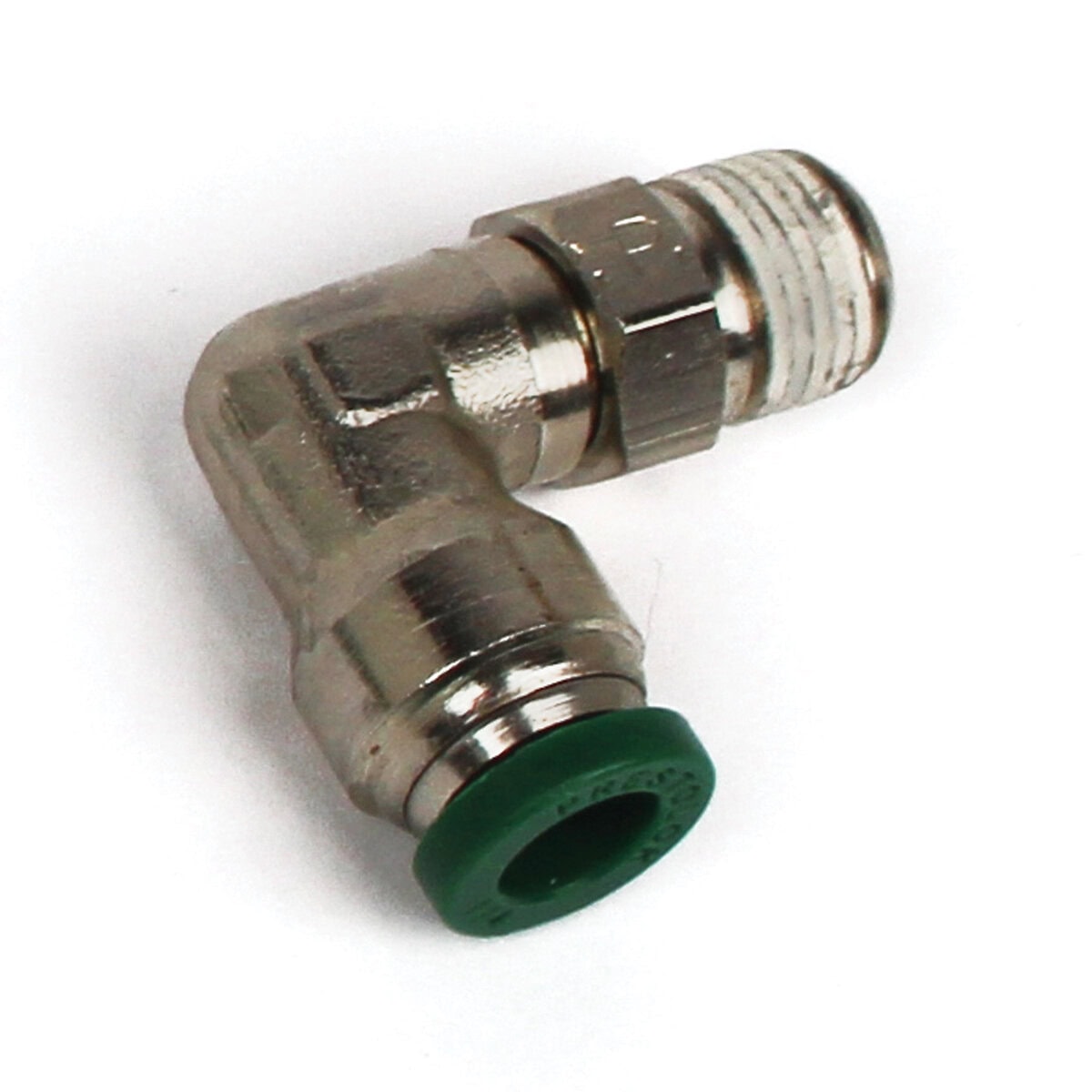 Push to Connect Tube Fitting, Elbow, Male Swivel, 1/2" OD Tube to 1/2" NPT - Image 2